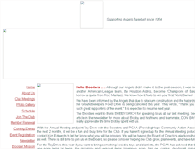 Tablet Screenshot of angelsboosterclub.org